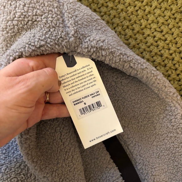 Boxercraft Gray Everest Fleece Pullover - Picture 2 of 3